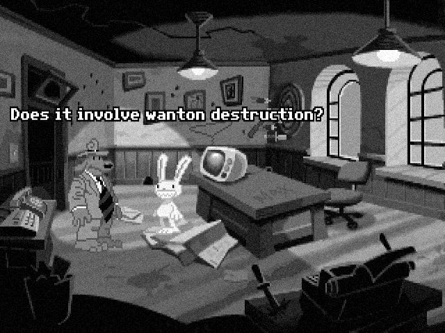 ''Does it involve wanton destruction?''
